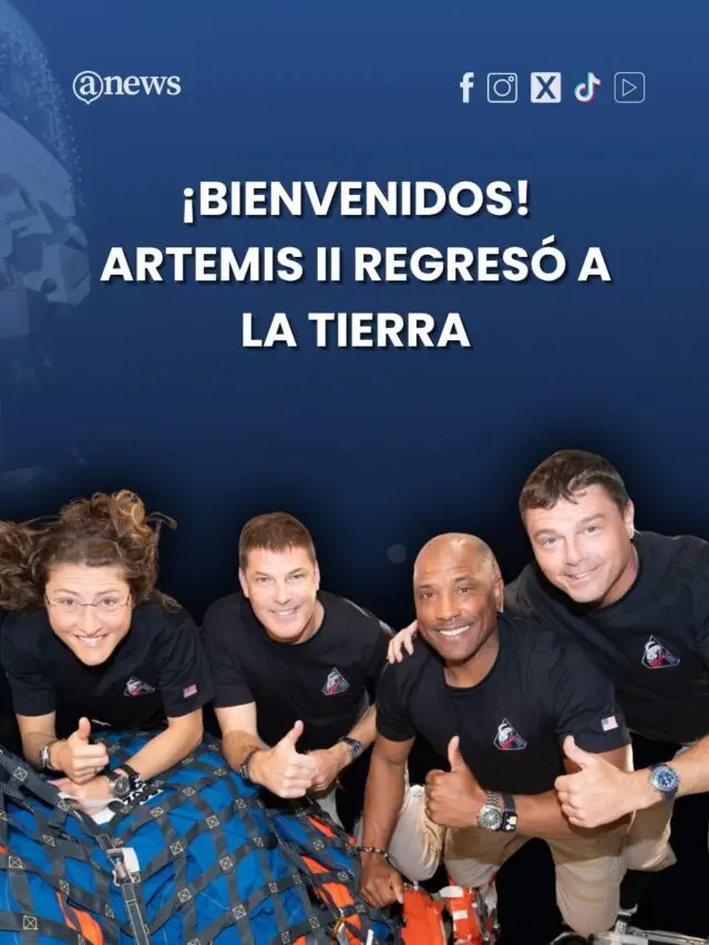 ¡Bienvenidos! Artemis II regresó a la Tierra