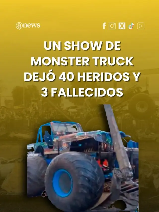 Un show de Monster Truck dejó 40 heridos y 3 fallecidos
