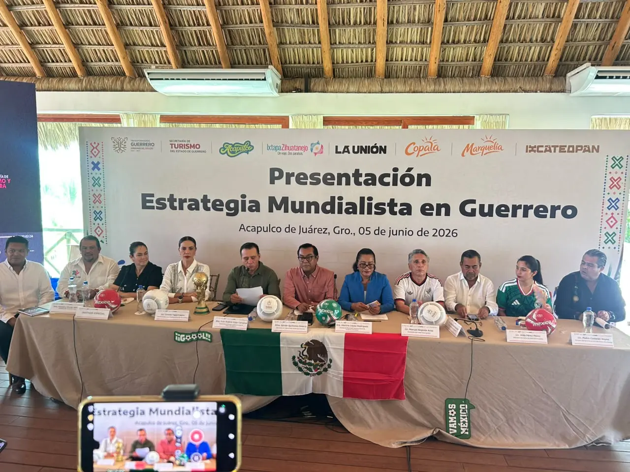 Anuncian estrategia mundialista para promover destinos turísticos de Guerrero durante la Copa FIFA 2026