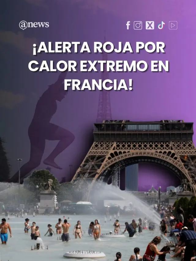 ¡Francia se sofoca por histórica ola de calor!