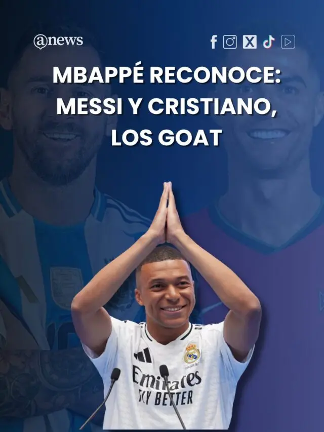 Mbappé reconoce a Messi y Cristiano